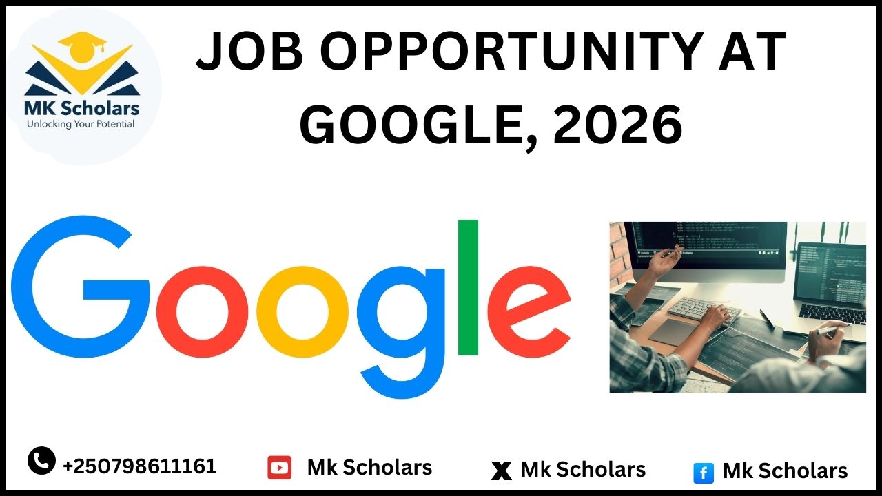 JOB OPPORTUNITY AT GOOGLE, 2026.